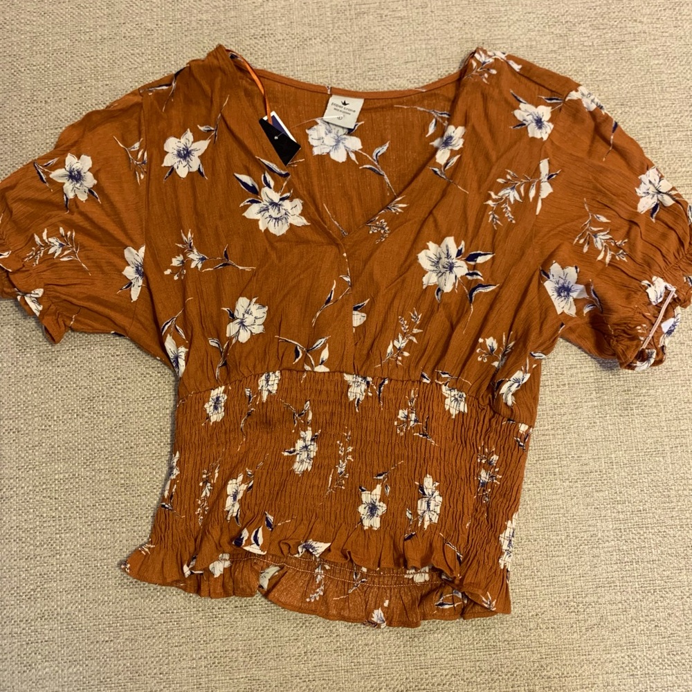 Fall Floral Crop Top
